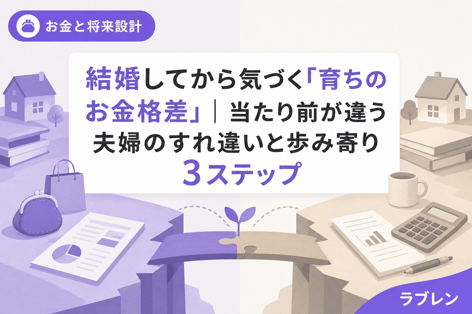 結婚してから気づく「育ちのお金格差」|当たり前が違う夫婦のすれ違いと歩み寄り3ステップ