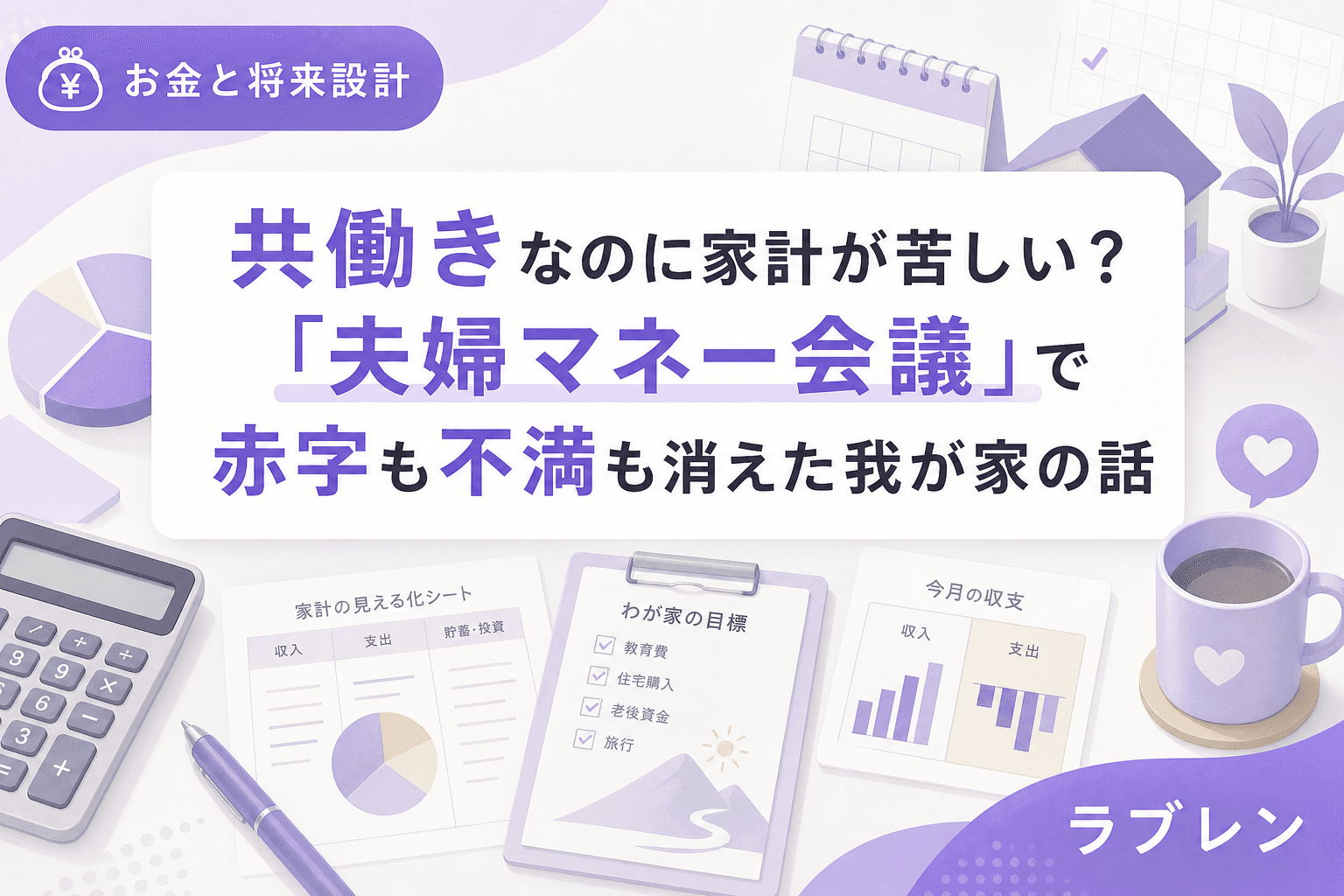 共働きなのに家計が苦しい?「夫婦マネー会議」で赤字も不満も消えた我が家の話
